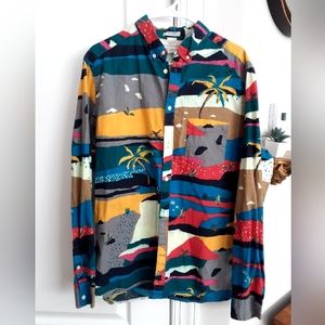 H&M L.O.G.G.(Label of Graded Goods) Buttoned Down Long Sleeved Shirt, Sz L